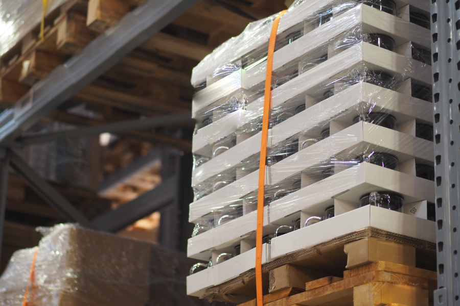 termoencogible para protección de pallets